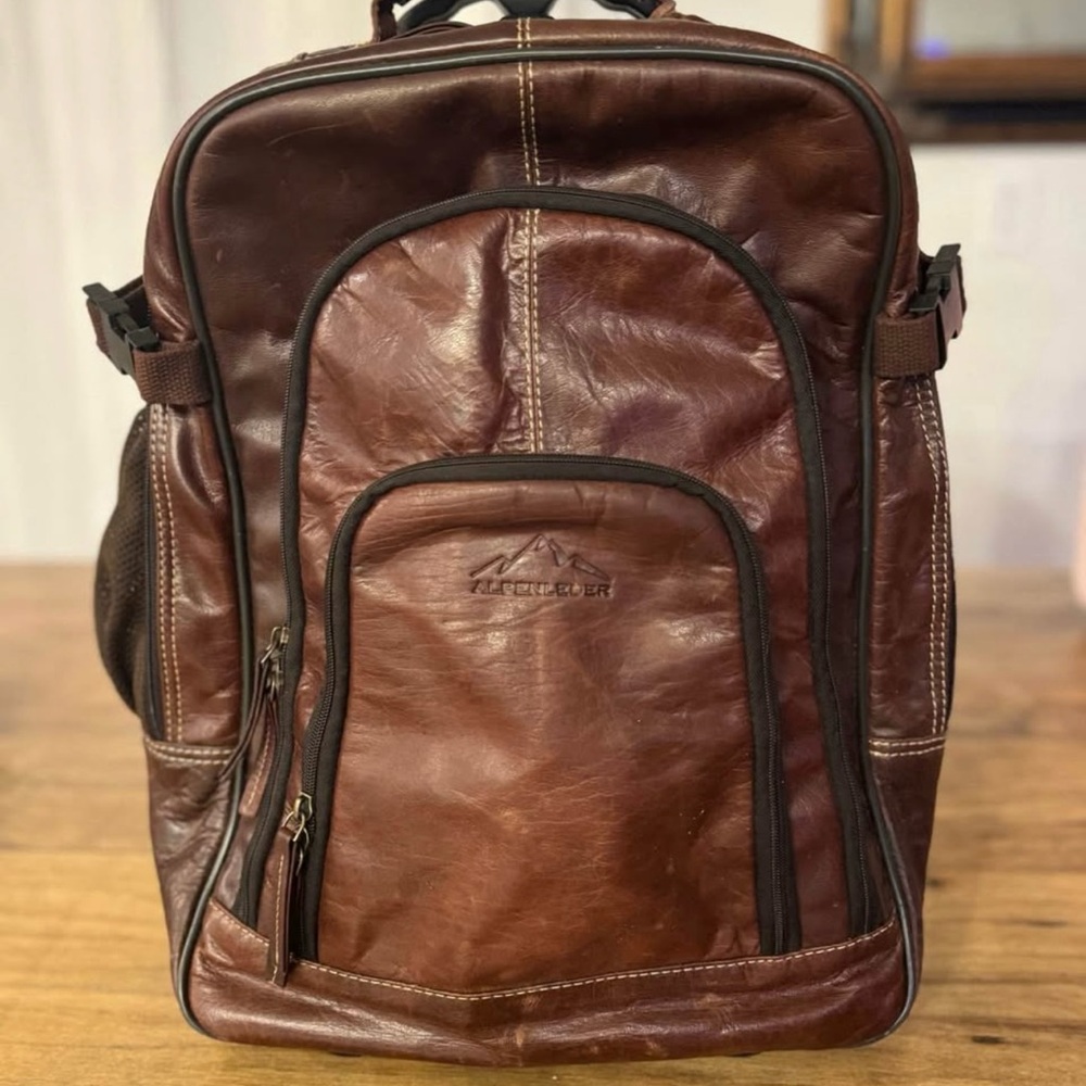 Alpenleder ACHENSEE Trolley Genuine Leather Trolley Case